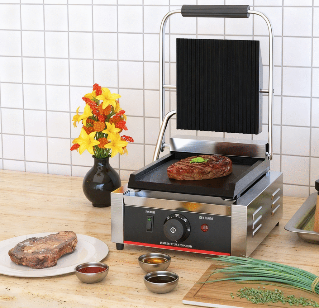 Electric Contact Grill Double